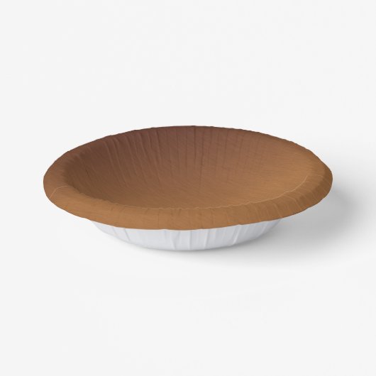 ブラシ仕上げ銅ルック2 ペーパーボウル (傾斜あり)