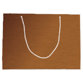 ブラシ仕上げ銅ルック2 ラージペーパーバッグ (裏面)