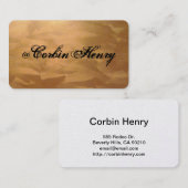 ブラシ仕上げ銅名刺 名刺 (正面/裏面)