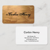 ブラシ仕上げ銅名刺 名刺 (正面/裏面)