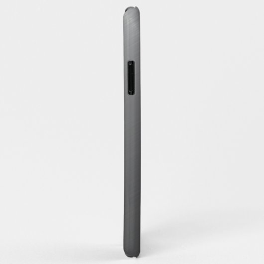 ブラシ仕上げ鋼製の模造品のシルバーハート Case-Mate iPhoneケース (裏面/右)