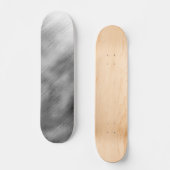 ブラシ仕上げ鋼製スピードルックカスタマイズ可能なグレーホワイト スケートボード (正面)