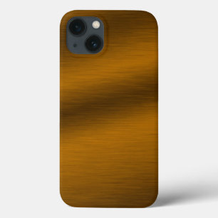ブラシ仕上げ青銅の背景 iPhone 13ケース