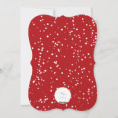 ブラシ付きはっきりしたノエルフローラ素朴クリスマスフォト シーズンカード (裏面)