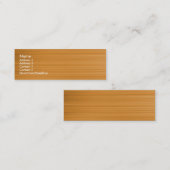 ブラシ付きオークル スキニー名刺 (正面/裏面)