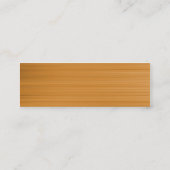 ブラシ付きオークル スキニー名刺 (裏面)