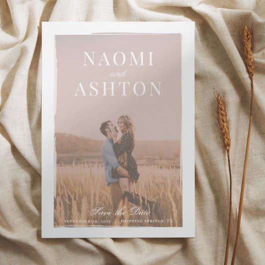 ブラシ付きオーバーレイ結婚ズ セーブザデート