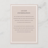 ブラシ付きオーバーレ結婚イのインサート エンクロージャーカード (正面)