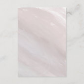 ブラシ付きオーバーレ結婚イのインサート エンクロージャーカード (裏面)