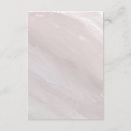 ブラシ付きオーバーレ結婚イのインサート エンクロージャーカード (裏面)