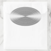 ブラシ付きステンレス 楕円形シール (バッグ)