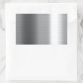 ブラシ付きステンレス 長方形シール (バッグ)