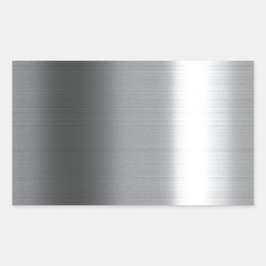 ブラシ付きステンレス 長方形シール (正面)