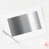 ブラシ付きステンレス 長方形シール (封筒)