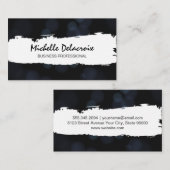 ブラシ付きストローク |《写真》ぼけ味背景 名刺 (正面/裏面)