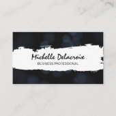 ブラシ付きストローク |《写真》ぼけ味背景 名刺 (正面)