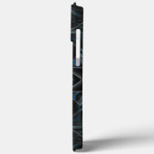 ブラシ付きダーティエイドブルー万華鏡のように千変万化するパターンギアスタイル Case-Mate iPhoneケース (裏面 / 左)