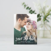 ブラシ付きチャームカスタムカラー日付ポストカードの保存 ポストカード (スタンド正面)