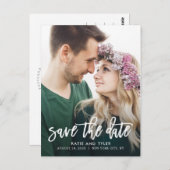 ブラシ付きチャームカスタムカラー日付ポストカードの保存 ポストカード (正面/裏面)