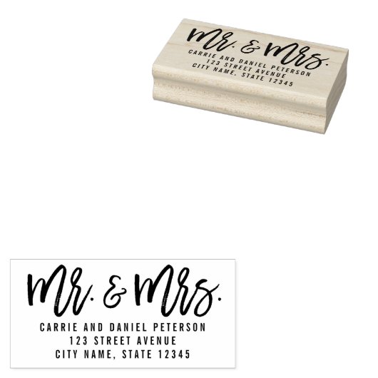 ブラシ付きチャームパーソナライズされたウッドスタンプ ラバースタンプ (押印)