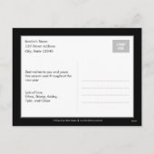 ブラシ付きチャームホリデーフォトカードポストカード シーズンポストカード (裏面)