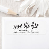 ブラシ付きチャーム日付保存住所 シール (インサイチュ)