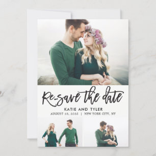 ブラシ付きチャーム編集可能色日付カードを変更 サンキューカード