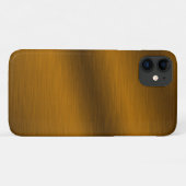ブラシ付きフェイクブロンズの背景 Case-Mate iPhoneケース (裏面(横))