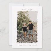 ブラシ付きフレームフォト セーブザデート (正面)