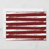 ブラシ付きフレームホリデーフォトカード シーズンカード (裏面)