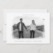 ブラシ付きフレーム(白黒) セーブザデート (正面)