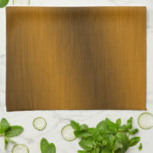 ブラシ付きブロンズの背景 キッチンタオル (折り畳み)