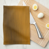 ブラシ付きブロンズの背景 キッチンタオル (四つ折り)