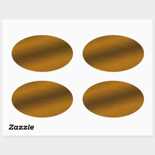 ブラシ付きブロンズの背景 楕円形シール (シート)