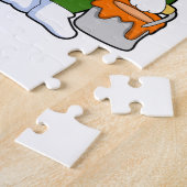 ブラシ付きペインター絵を描アボカド ジグソーパズル (側面)