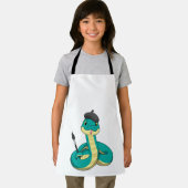 ブラシ付きペイ絵を描タン エプロン (インサイチュ)