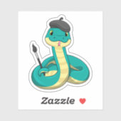 ブラシ付きペイ絵を描タン シール (シート)