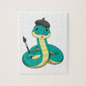 ブラシ付きペイ絵を描タン ジグソーパズル (縦)