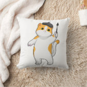 ブラシ付きペイ絵を描ター クッション (ブランケット)