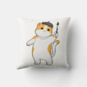 ブラシ付きペイ絵を描ター クッション (裏面)