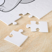 ブラシ付きペイ絵を描ター ジグソーパズル (側面)