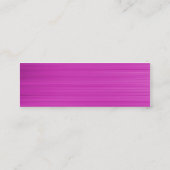 ブラシ付きマゼンタ スキニー名刺 (裏面)