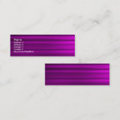 ブラシ付きマゼンタ スキニー名刺 (正面/裏面)