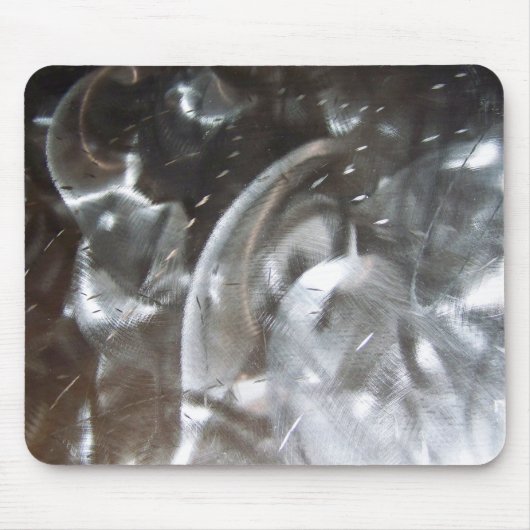 ブラシ付きメタル マウスパッド (正面)