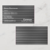 ブラシ付きメタル 名刺 (正面/裏面)