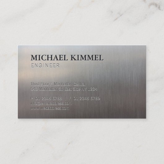 ブラシ付きメモダンタルの外観をカスタマイズ可能 名刺 (裏面)