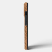 ブラシ付きモノグラムの銅 Case-Mate iPhoneケース (裏面 / 左)