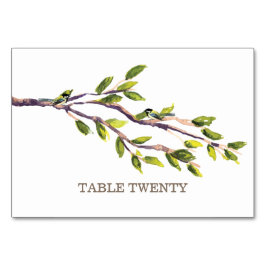 ブラシ付き分岐テーブルカード テーブルナンバー