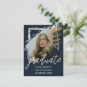 ブラシ付き卒業招待状 招待状 (スタンド正面)