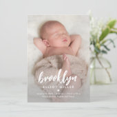 ブラシ付き名モダンベビー誕生発表 シーズンカード (スタンド正面)